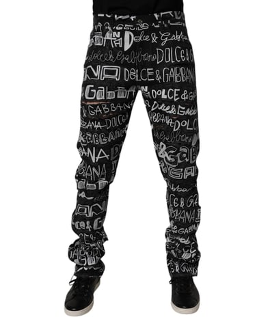 Dolce Gabbana Graffiti Jeans
