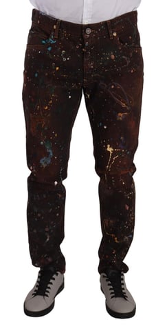 Paint Splatter Jeans