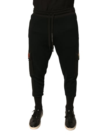 Black Cargo Joggers Casual Style