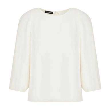 Emporio Armani Womens/Ladies Plain Top (White)
