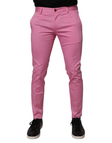 Slim Fit Pink Dress Pants