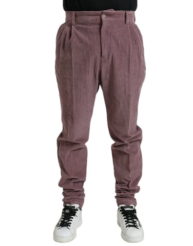 Corduroy Trousers Pleated Style