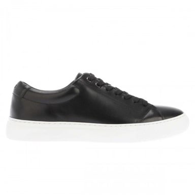 Boss Mens Enlight Leather Trainers (Black)