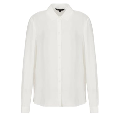 Armani Exchange Womens/Ladies Plain Soft Touch Shirt (White)