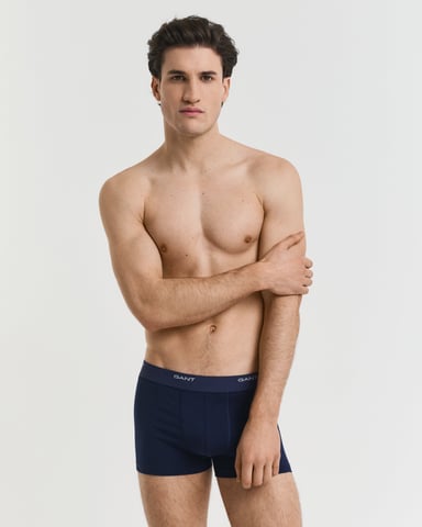 Trunks in Dark Blue (3 Pack)