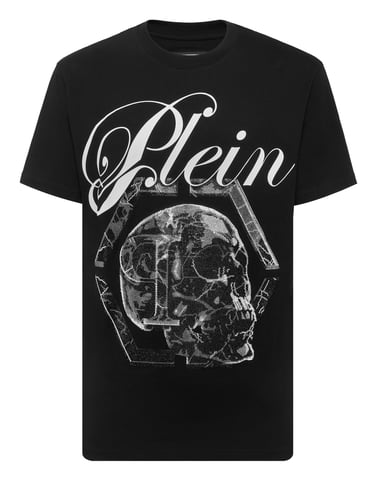 T-shirt Rund Halsad Ss Dödskalle