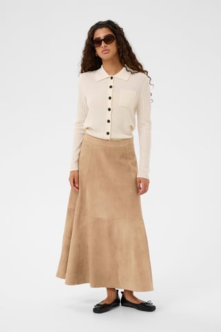SLParvati Leather Skirt STUDIO Leatherskirt A-shape
