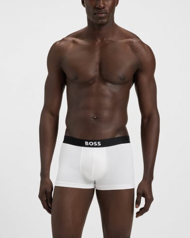 Trunks in White (3 Pack)