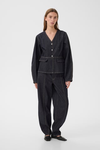 KBEvette Blazer Denim jacket Feminine Silhouette