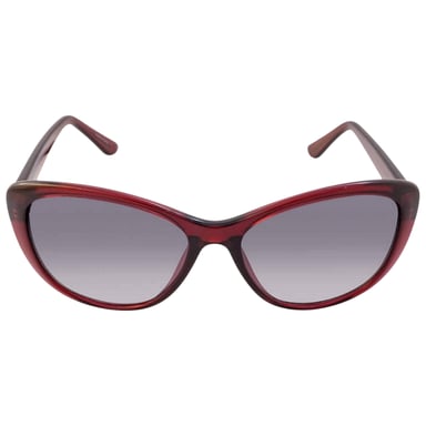 Calvin Klein Womens/Ladies Gradient Sunglasses (Burgundy/Grey)