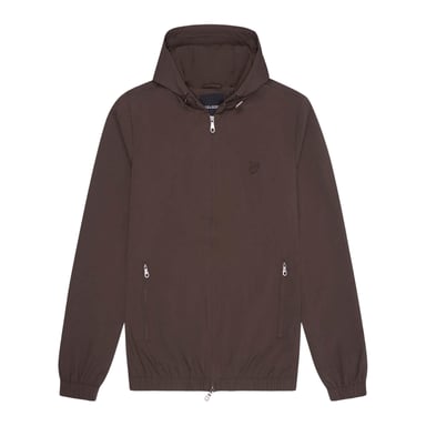 Lyle & Scott Mens Tonal Eagle Hooded Bomber Jacket (Green)