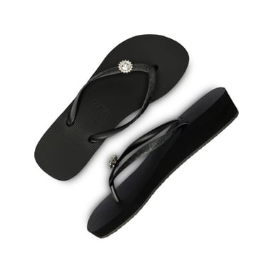 Uzurii Switch dames slipper met hak zwart, , maat: