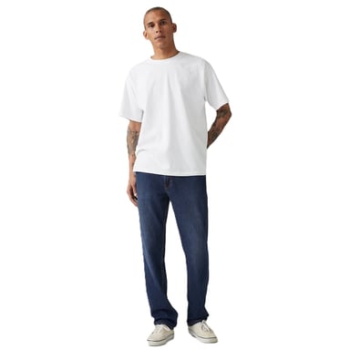 Heren Levis 514 Straight Nice To Meet You Lichtgewicht Jeans in Blauw