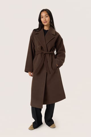 SLRubie Belted Coat Outerwear Relaxed fit