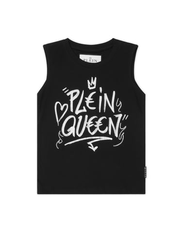 Sleeveless T-Shirt Sexy Pure Crystal