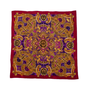 Atelier Versace Multicolored Barocco printed scarf