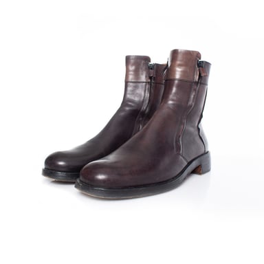 Costume National Brown leather boots