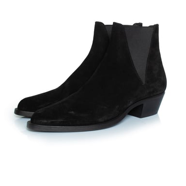 Saint Laurent Paris Dakota suede Chelsea boots