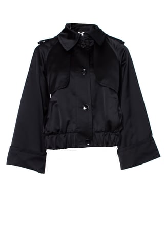 Dolce & Gabbana svart bomberjacka i satin