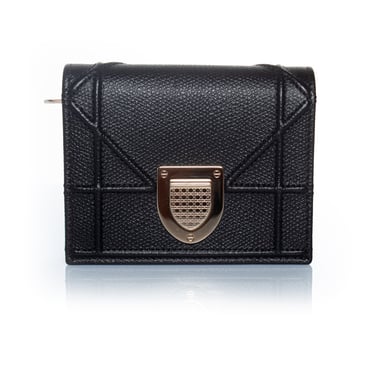 Dior Diorama Folio wallet in black
