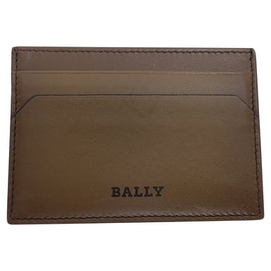 Bally Kaarthouder in Bruin Leer