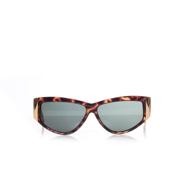 Gianni Versace Tortoise Shell Rectangular Sunglasses.