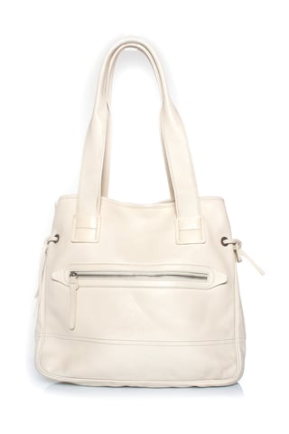 Hogan white leather shopper