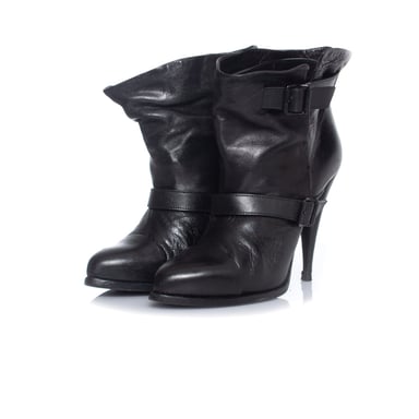 Givenchy Black calf leather ankle boots