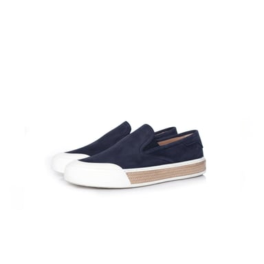 Tods Suede espadrille slip on sneakers.