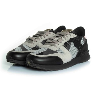 Valentino Garavani Camo rockrunner in grijs en roze