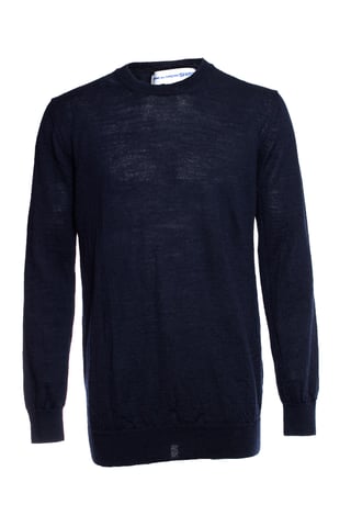 Comme Des Garçons Blue wool sweater.