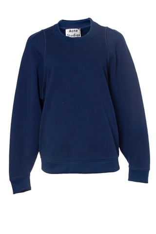 Acne Blue crewneck sweater
