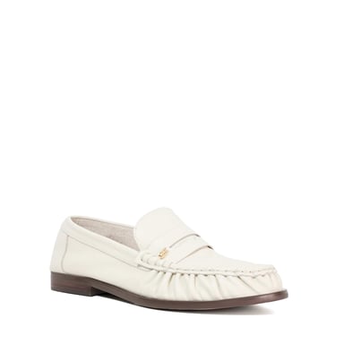 Dune Ladies Grisella - Leather Slip On Ruched Toe Loafers