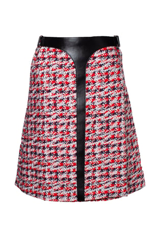 Louis Vuitton Tweed wrap skirt