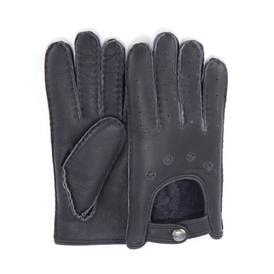 Moto Gloves Leather Graphite Gloves