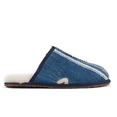 Mens Closed Mule Indigo  Mules