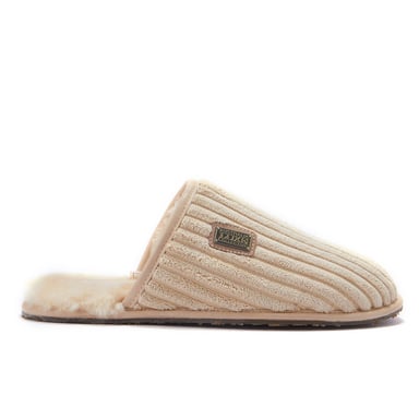 Mens Closed Mule Cord Sand Mules