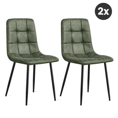 Multifurn 2x eetkamerstoel yerevan microleder -
