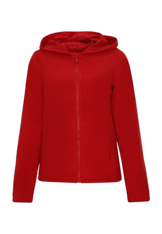 Schmuddelwedda fleecejack vrouwen rood