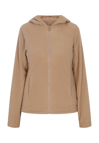 Schmuddelwedda fleecejack vrouwen beige
