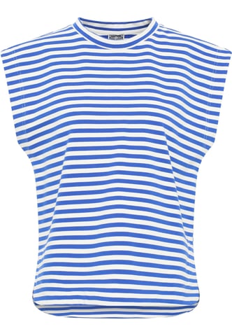 Dreimaster T-Shirt women blue white