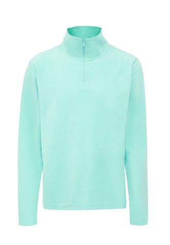 Schmuddelwedda Fleece trui Heren turkoois