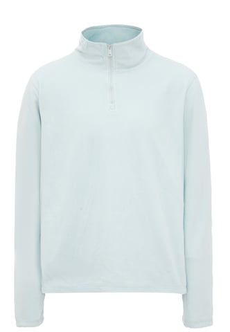 Schmuddelwedda Fleece trui Heren Bleek turkoois