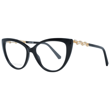 Swarovski Elegant Black Cat Eye Designer Eyeglasses
