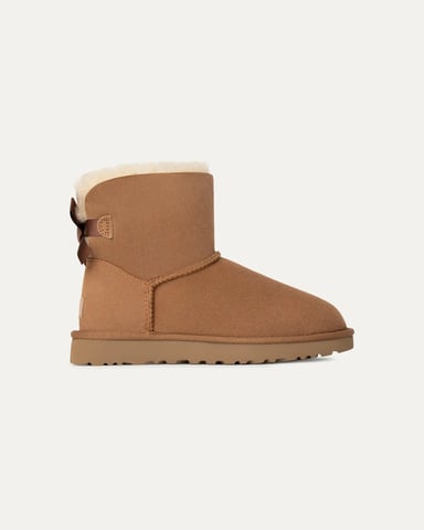 Bailey Bow II Mini Bailey Bow Boots in Tan