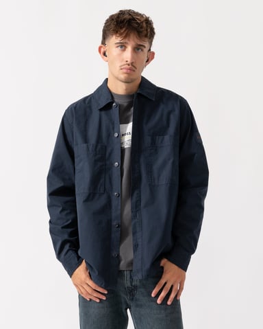 Locky 2 Locky 2 Mens Overshirt Dark Blue 404 Overshirt in Dark Blue