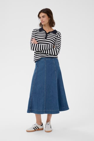 Denim rok PetrinaPW Denim rok A-shape