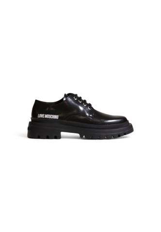 Laceup Oxford Shoes Black Patent Leather