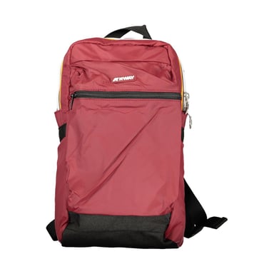 Röd polyamid unisex ryggsäck