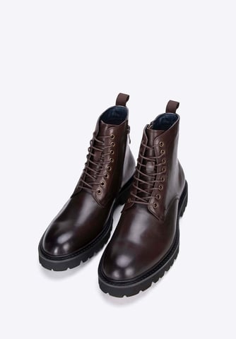 Wittchen Heren Leren Veterschoenen Bruin Natuurlijk Leer